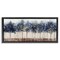 Stupell Industries Trees with Modern Splash Framed Floater Canvas Wall Art